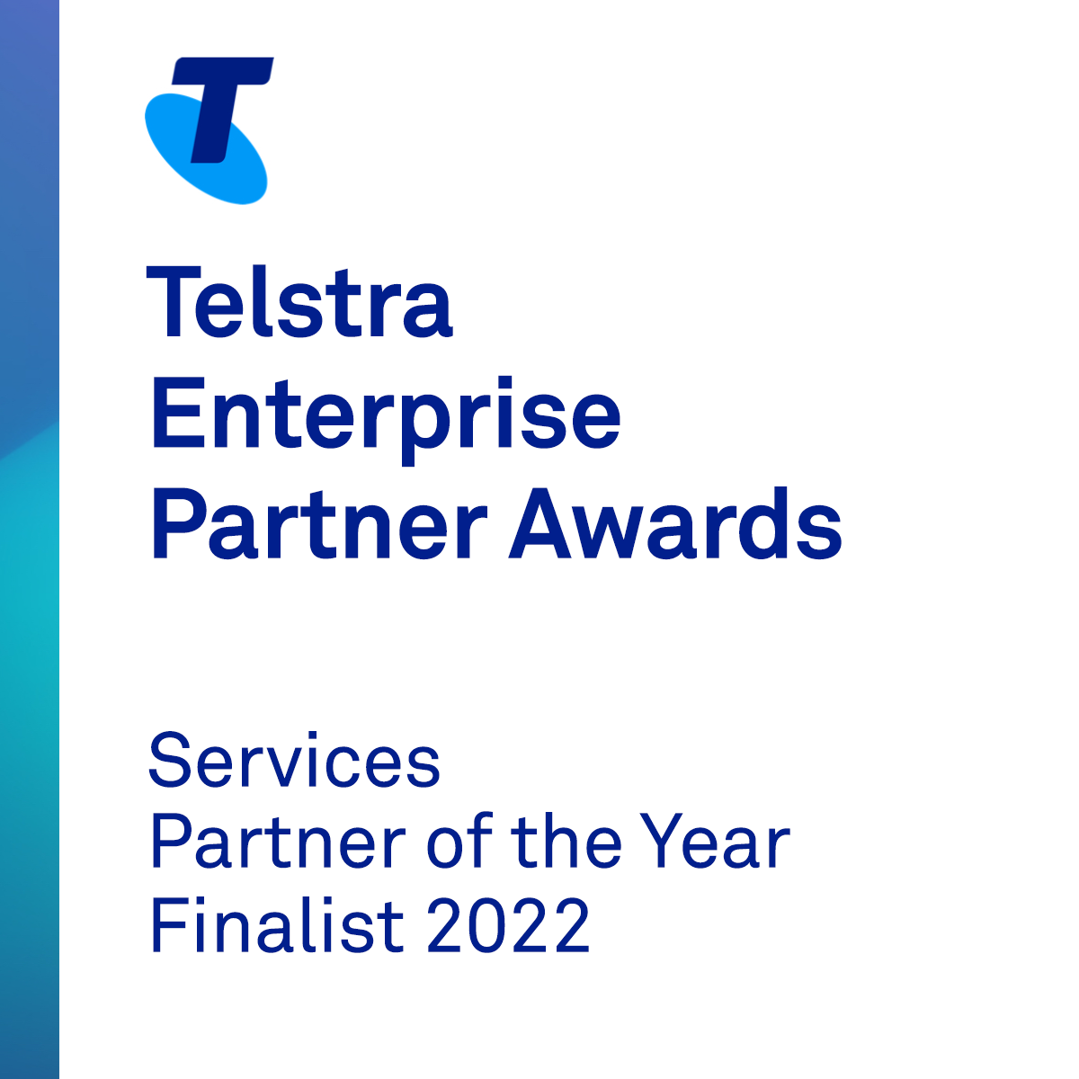 Telstra Enterprise Services Partner of the Year 2022 - Finalist - social-1